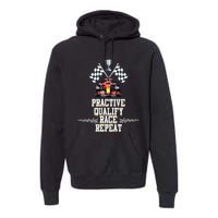 Open Wheel Formula Racing Car Practice Qualify Race Repeat Premium Hoodie