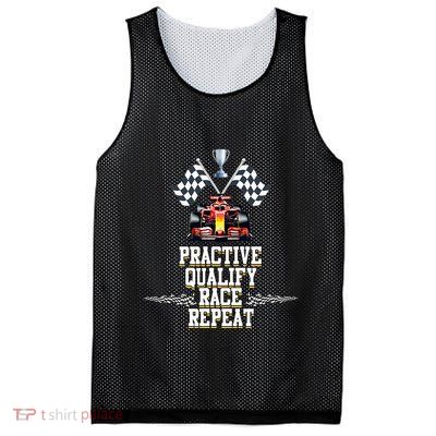 Open Wheel Formula Racing Car Practice Qualify Race Repeat Mesh Reversible Basketball Jersey Tank