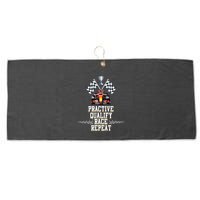 Open Wheel Formula Racing Car Practice Qualify Race Repeat Large Microfiber Waffle Golf Towel