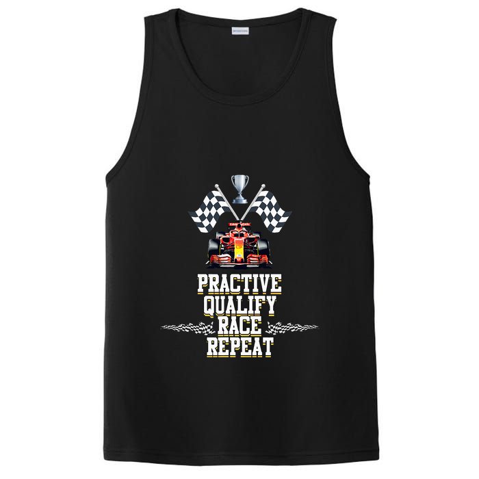 Open Wheel Formula Racing Car Practice Qualify Race Repeat PosiCharge Competitor Tank