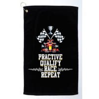 Open Wheel Formula Racing Car Practice Qualify Race Repeat Golf Towel