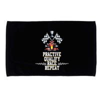 Open Wheel Formula Racing Car Practice Qualify Race Repeat Microfiber Hand Towel