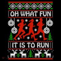 Oh What Fun It Is To Run Ugly Christmas Mug