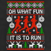 Oh What Fun It Is To Run Ugly Christmas Hat