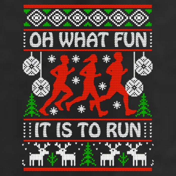 Oh What Fun It Is To Run Ugly Christmas Hat