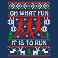 Oh What Fun It Is To Run Ugly Christmas 25L Jumbo Tote