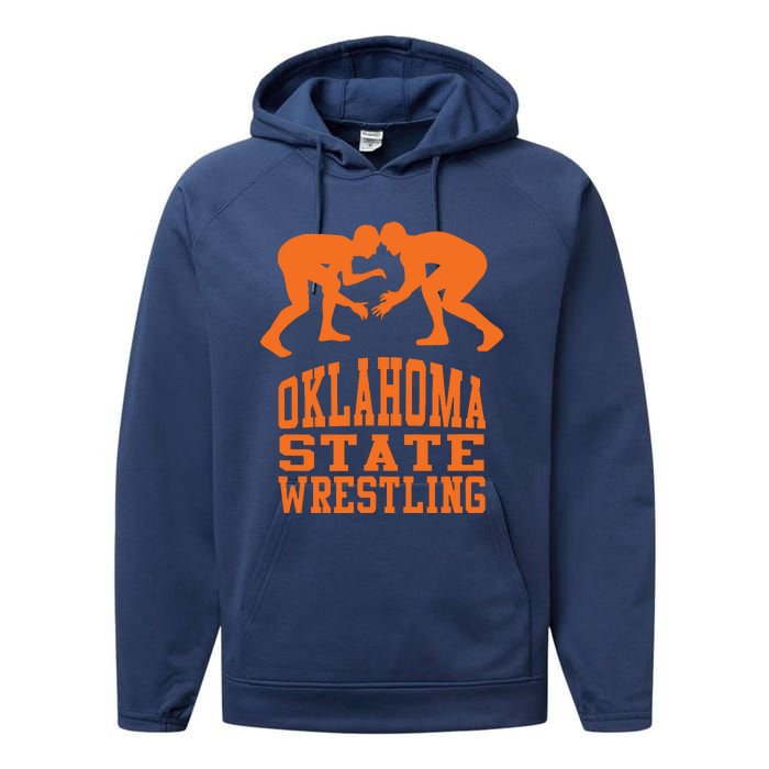 Oklahoma Wrestling Funny Performance Fleece Hoodie