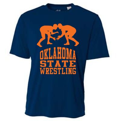 Oklahoma Wrestling Funny Cooling Performance Crew T-Shirt