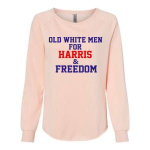 Old White For Harris And Freedom Election Womens California Wash Sweatshirt