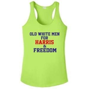 Old White For Harris And Freedom Election Ladies PosiCharge Competitor Racerback Tank