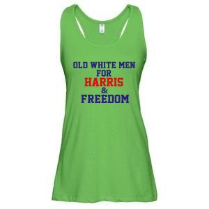 Old White For Harris And Freedom Election Ladies Essential Flowy Tank