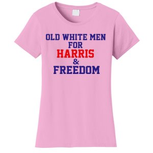 Old White For Harris And Freedom Election Women's T-Shirt