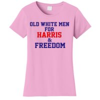 Old White For Harris And Freedom Election Women's T-Shirt