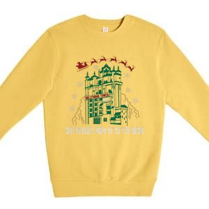 Oh What Fun It Is To Ride Tower Of Terror Christmas Premium Crewneck Sweatshirt