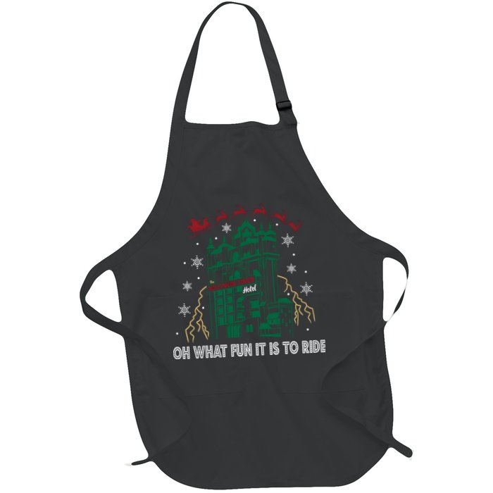 Oh What Fun It Is To Ride Tower Of Terror Christmas Apron