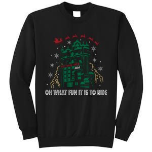 Oh What Fun It Is To Ride Tower Of Terror Christmas Sweatshirt