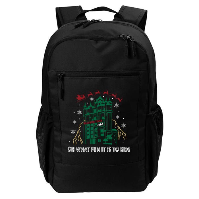 Oh What Fun It Is To Ride Tower Of Terror Christmas Backpack