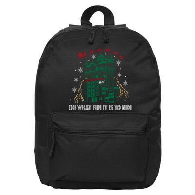 Oh What Fun It Is To Ride Tower Of Terror Christmas 16 in Basic Backpack