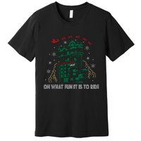 Oh What Fun It Is To Ride Tower Of Terror Christmas Premium T-Shirt