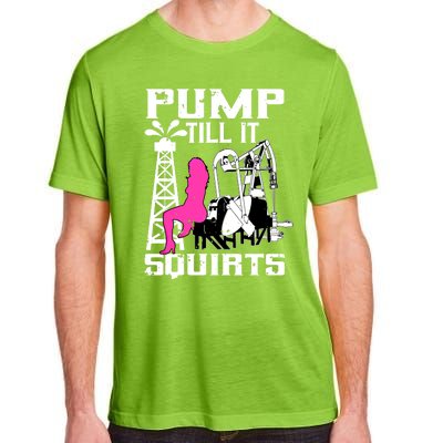 Oilfield Workers Funny Gift Oil Rig Roughneck Design Cute Gift Adult ChromaSoft Performance T-Shirt