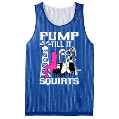 Oilfield Workers Funny Gift Oil Rig Roughneck Design Cute Gift Mesh Reversible Basketball Jersey Tank