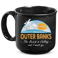 OBX With Funny Slogan for The Outer Banks 15oz Campfire Ceramic Mug