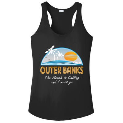 OBX With Funny Slogan for The Outer Banks Ladies PosiCharge Competitor Racerback Tank