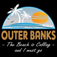 OBX With Funny Slogan for The Outer Banks Wool Snapback Cap