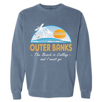 OBX With Funny Slogan for The Outer Banks Garment-Dyed Sweatshirt