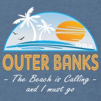 OBX With Funny Slogan for The Outer Banks Garment-Dyed Sweatshirt