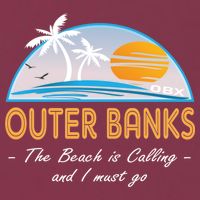 OBX With Funny Slogan for The Outer Banks 16oz Travel Tumbler