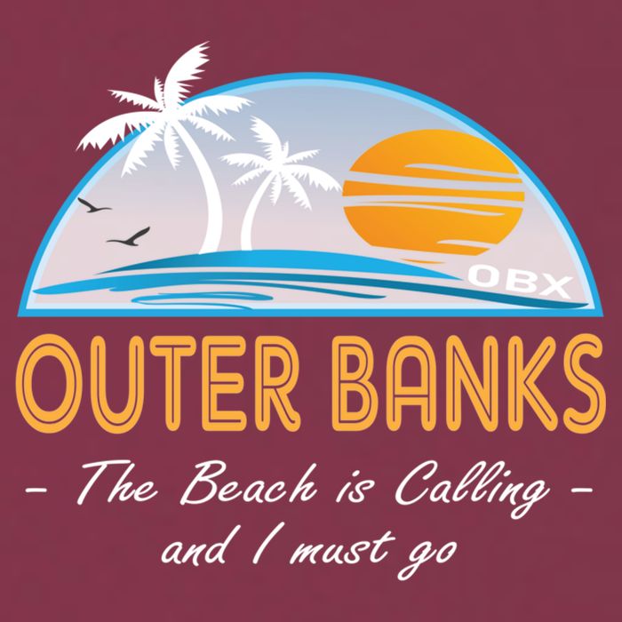 OBX With Funny Slogan for The Outer Banks 16oz Travel Tumbler
