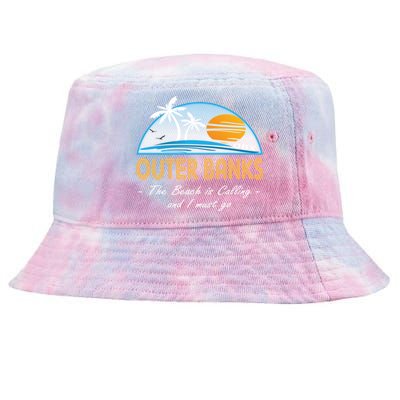 OBX With Funny Slogan for The Outer Banks Tie-Dyed Bucket Hat