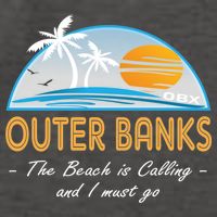 OBX With Funny Slogan for The Outer Banks Vector Backpack