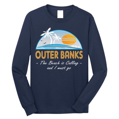 OBX With Funny Slogan for The Outer Banks Long Sleeve Shirt