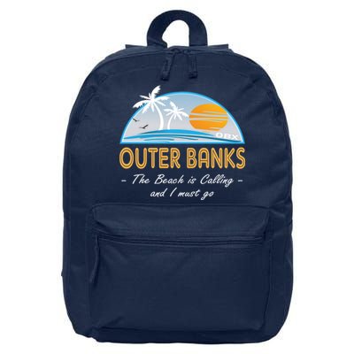 OBX With Funny Slogan for The Outer Banks 16 in Basic Backpack