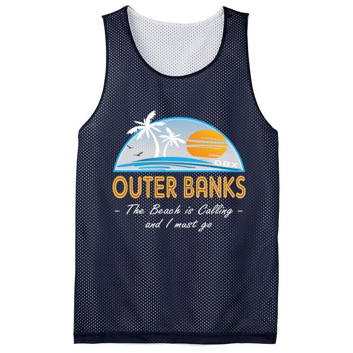 OBX With Funny Slogan for The Outer Banks Mesh Reversible Basketball Jersey Tank