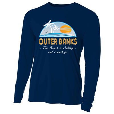 OBX With Funny Slogan for The Outer Banks Cooling Performance Long Sleeve Crew