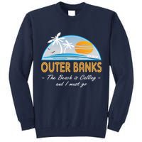 OBX With Funny Slogan for The Outer Banks Tall Sweatshirt