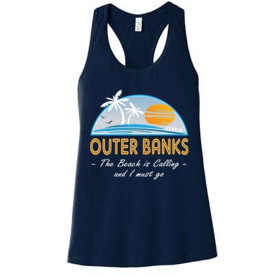 OBX With Funny Slogan for The Outer Banks Womens Tank Top