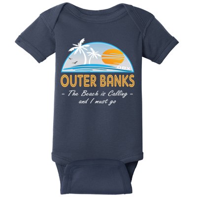 OBX With Funny Slogan for The Outer Banks Baby Bodysuit