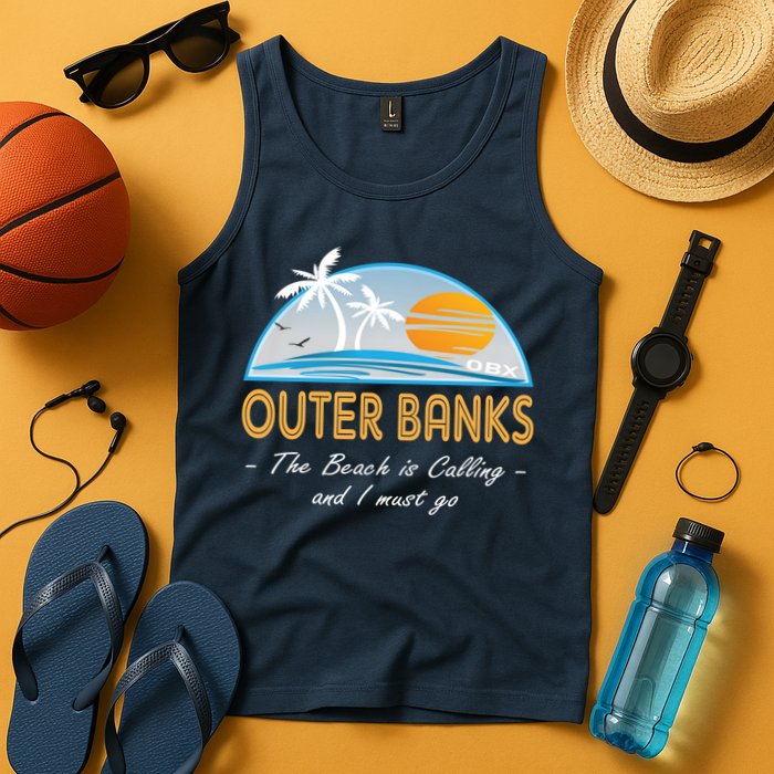OBX With Funny Slogan for The Outer Banks Tank Top