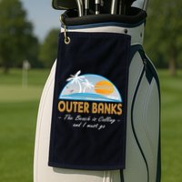 OBX With Funny Slogan for The Outer Banks Golf Towel