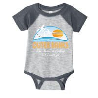 OBX With Funny Slogan for The Outer Banks Infant Baby Jersey Bodysuit