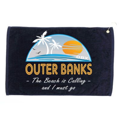 OBX With Funny Slogan for The Outer Banks Grommeted Golf Towel