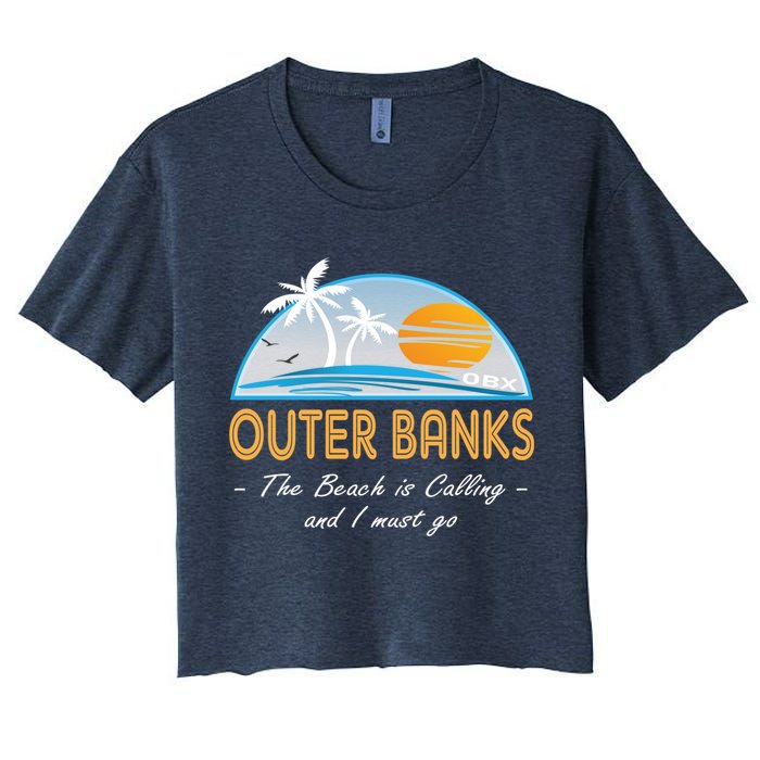 OBX With Funny Slogan for The Outer Banks Crop Top