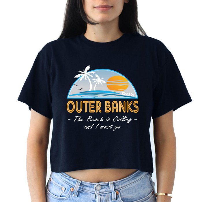 OBX With Funny Slogan for The Outer Banks Crop Top
