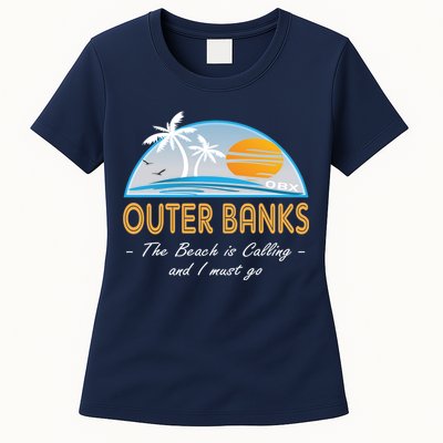 OBX With Funny Slogan for The Outer Banks Womens T-Shirt