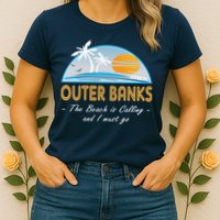 OBX With Funny Slogan for The Outer Banks Womens T-Shirt