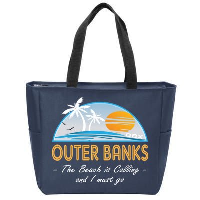 OBX With Funny Slogan for The Outer Banks Zip Tote Bag